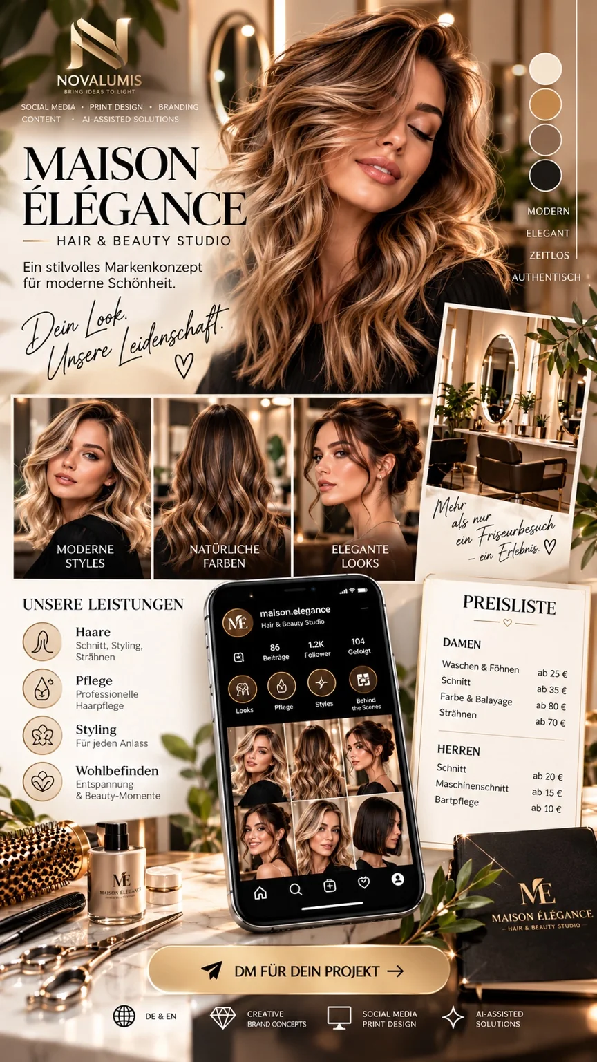 Designkonzept beauty